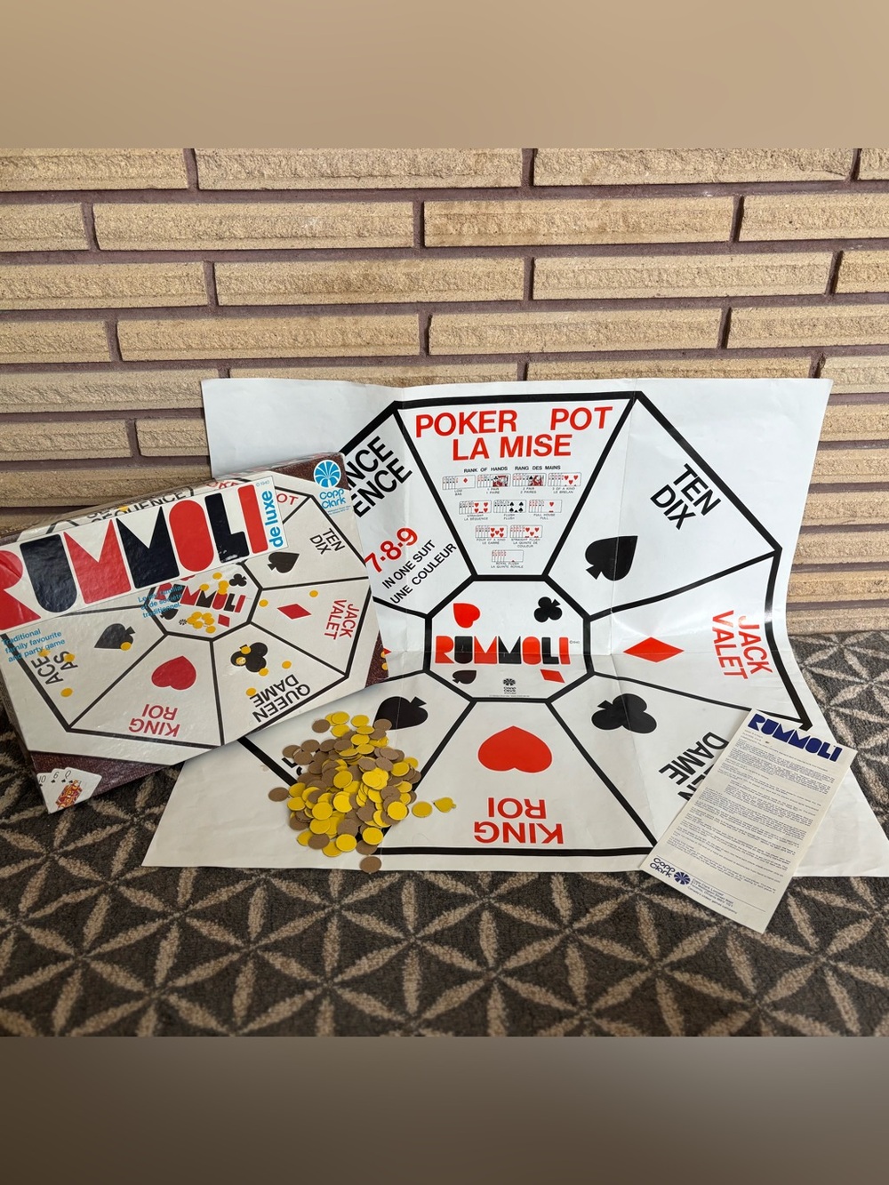 Vintage Rummoli Game - Betting Game - 8 to adult - Poker Game - 2 - 8 players